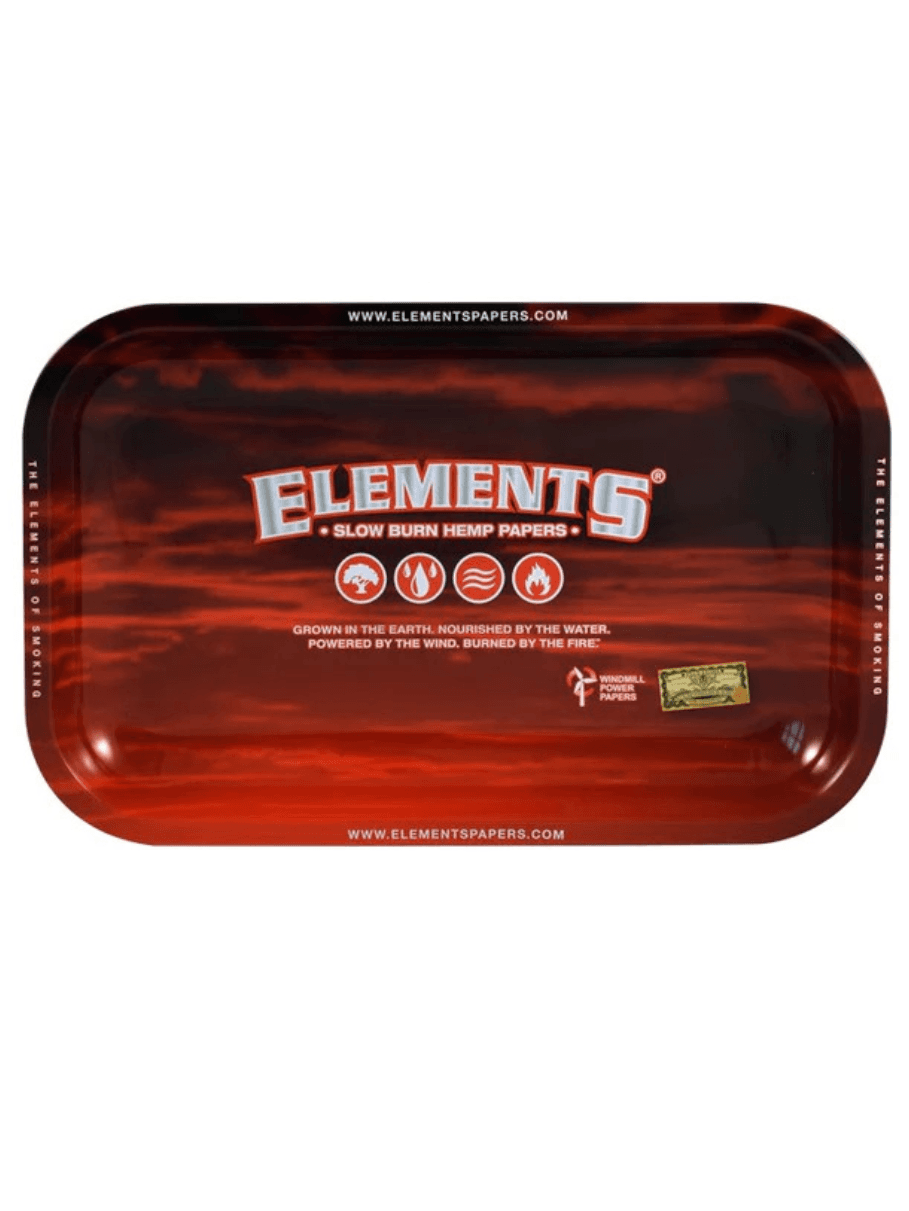 Elements Red Clouds Rolling Tray